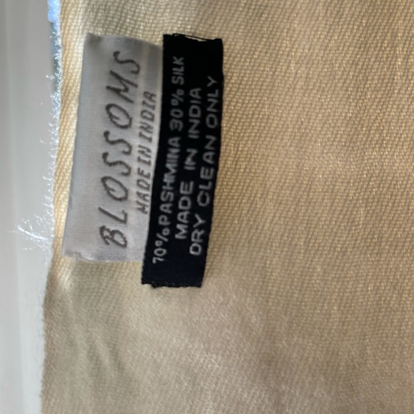 Pashmina and silk shawl - Picture 2 of 5